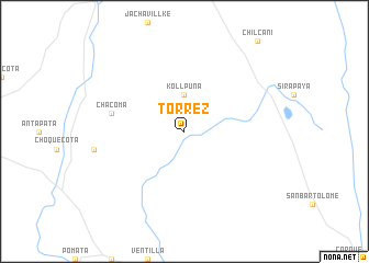 map of Torrez