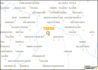 map of Torre