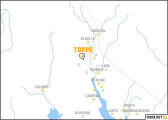 map of Torre