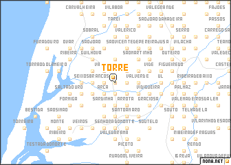 map of Torre