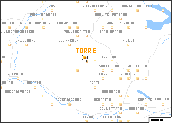 map of Torre