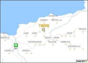 map of Torre