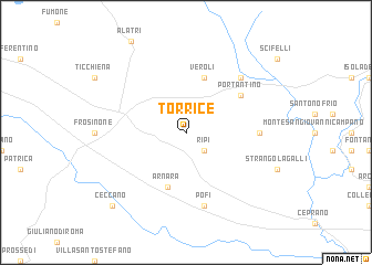 map of Torrice