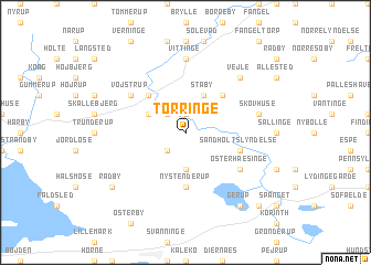 map of Tørringe