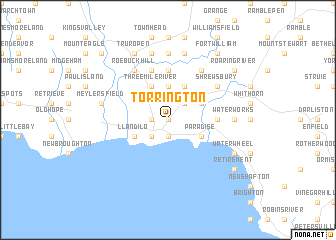 map of Torrington