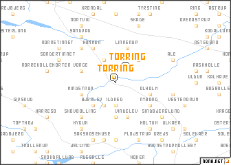 map of Tørring