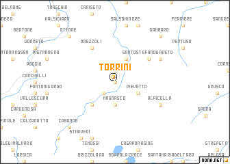 map of Torrini