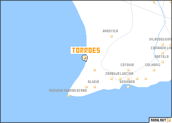 map of Torrões