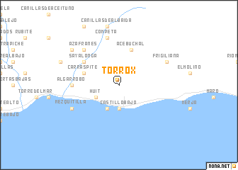 map of Torrox