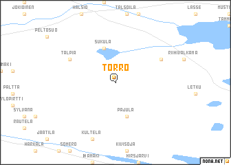 map of Torro