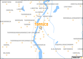 map of Torruco