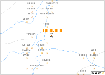 map of Tor Ruwam