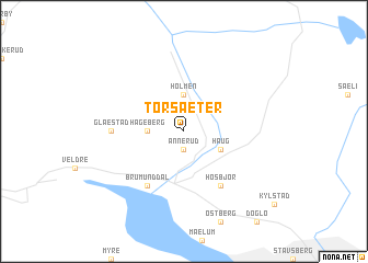 map of Torsæter