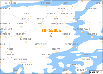 map of Torsböle