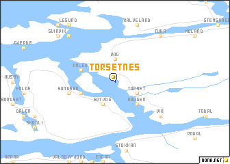 map of Torsetnes