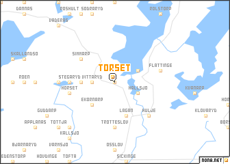 map of Torset