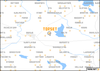 map of Torset