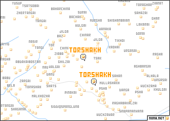 map of Tor Shākh