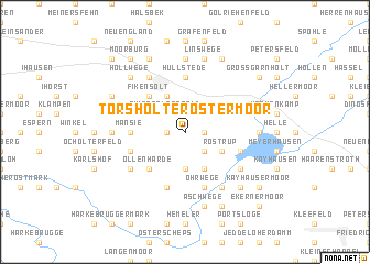 map of Torsholterostermoor