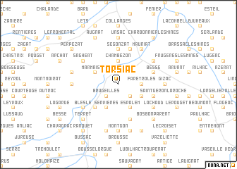 map of Torsiac