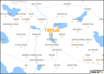 map of Torsjö