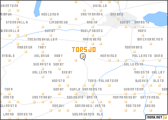 map of Törsjö