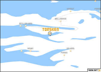 map of Torsken