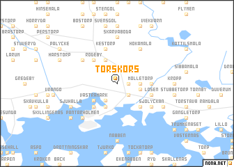 map of Torskors