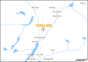 map of Torsland