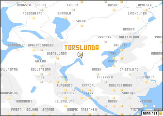 map of Torslunda