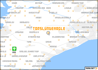 map of Torslundemagle