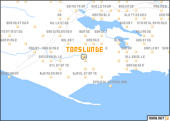 map of Torslunde