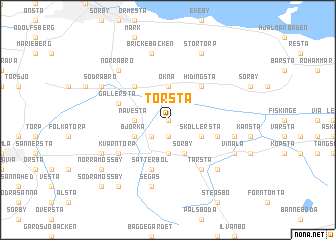 map of Torsta