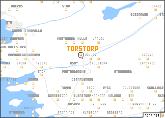 map of Torstorp