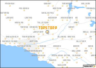 map of Torstorp