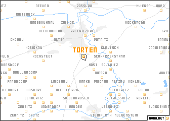 map of Törten