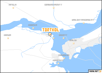 map of Törtköl