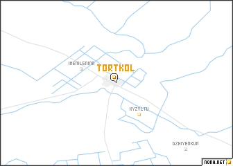 map of Törtköl