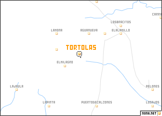 map of Tórtolas