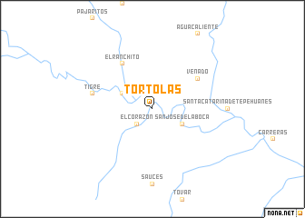 map of Tórtolas