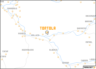 map of Tortola