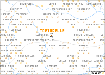 map of Tortorelle