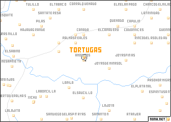map of Tortugas