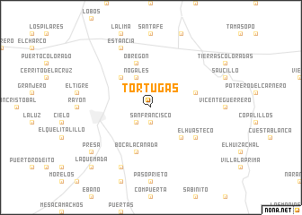 map of Tortugas