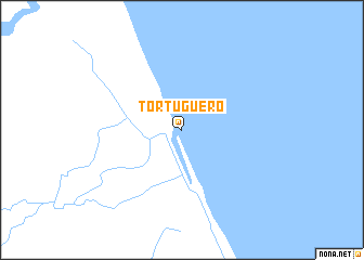 map of Tortuguero