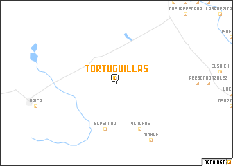 map of Tortuguillas