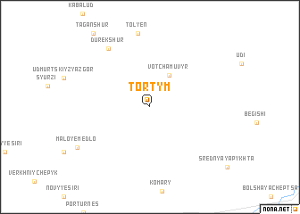 map of Tortym