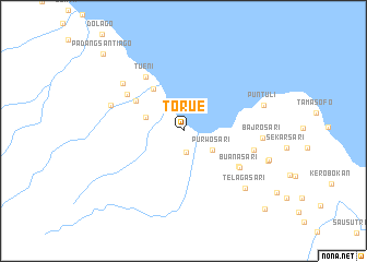 map of Torue