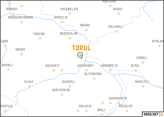 map of Torul