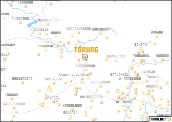 map of Torŭng